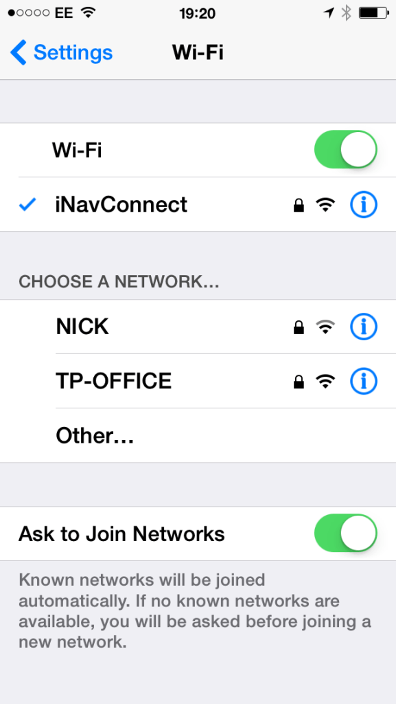 Iphone mit Hafen WLAN verbinden
