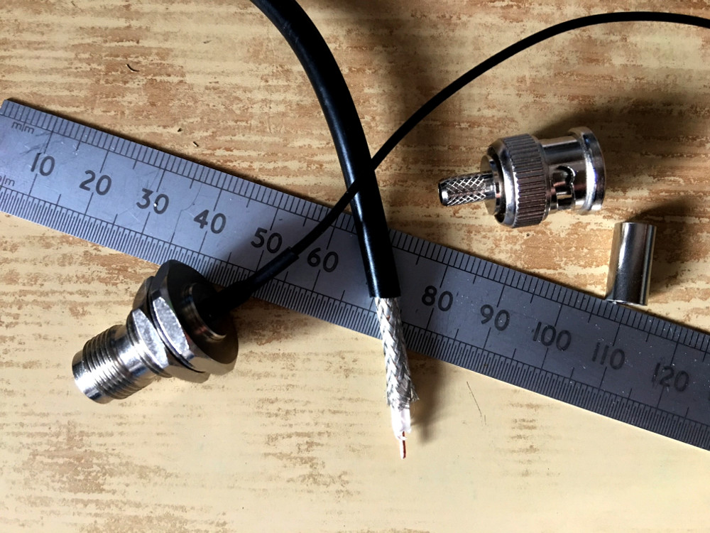 Unterschiedliche Koaxialkabelgrößen