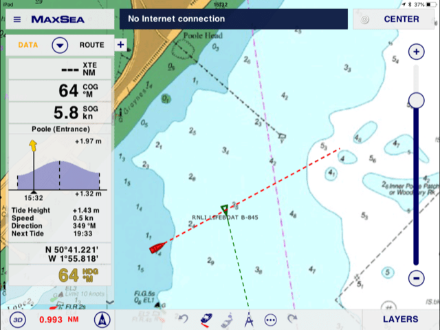 AIS in TZ iBoat App Screenshot
