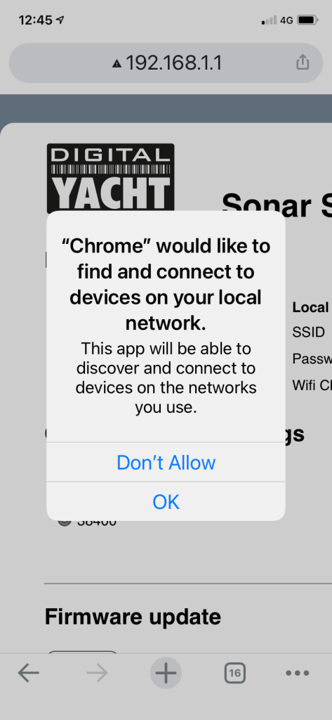 Problem iOS AIS Daten empfangen