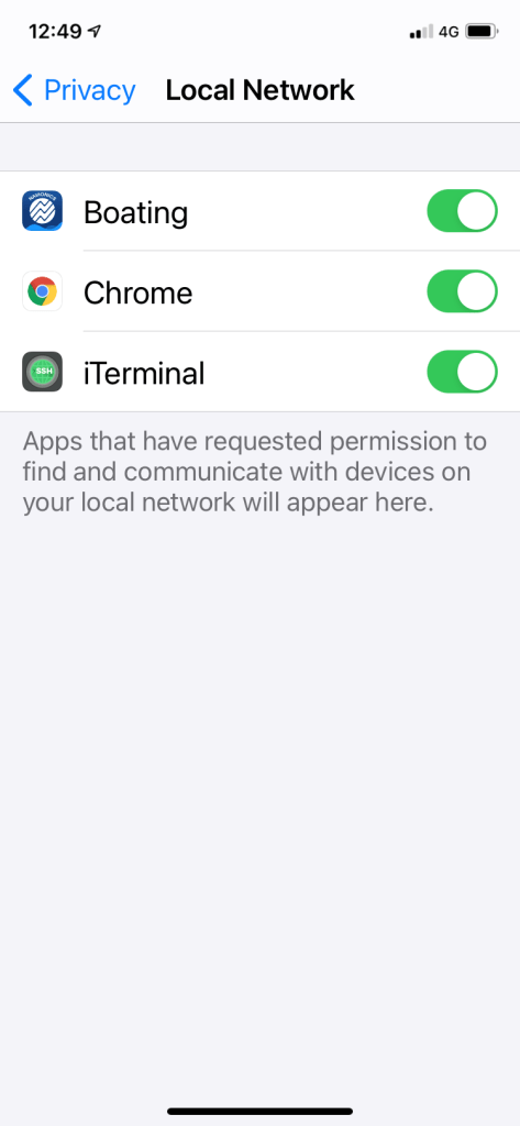 Problem iOS AIS Daten empfangen