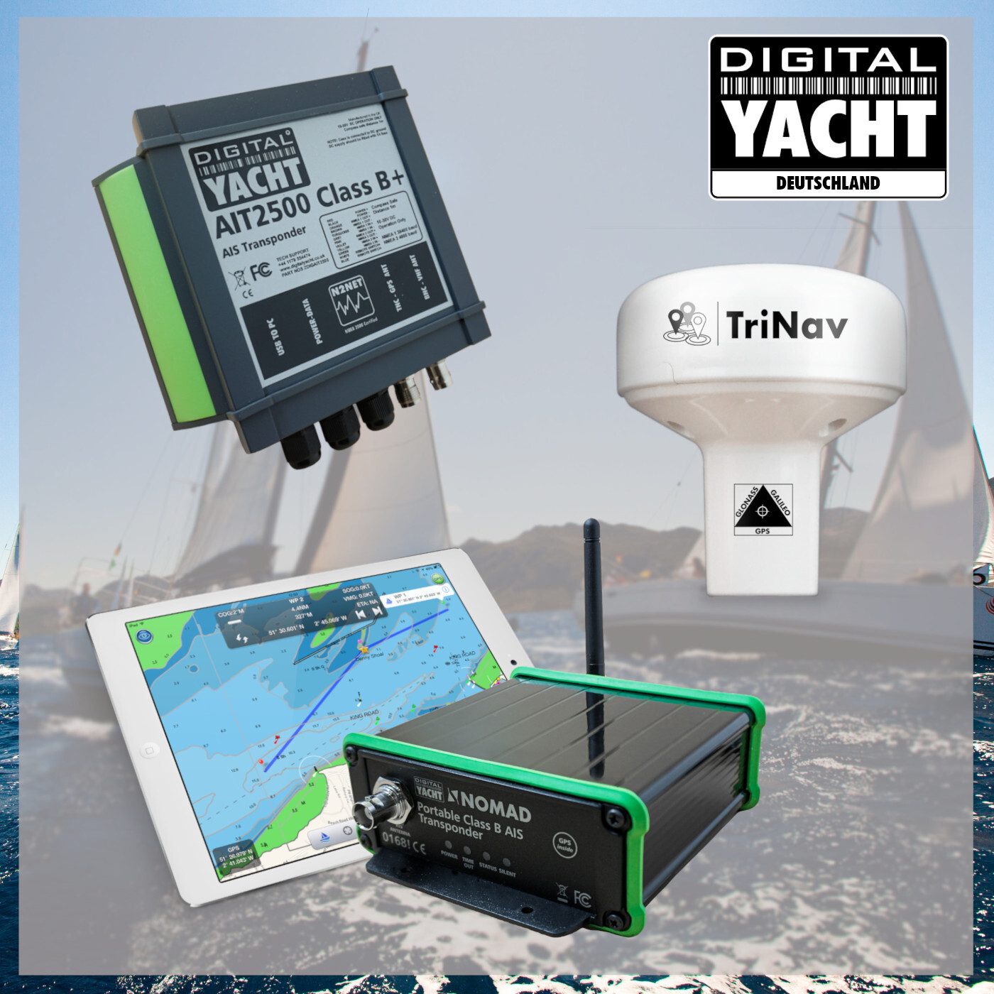 Kira Baumhof an Bord von Digital Yacht