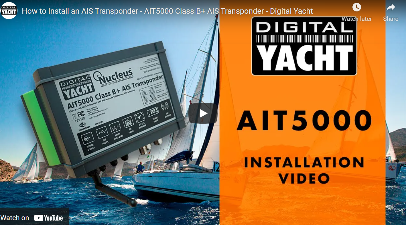 Installation AIT5000 AIS-Transponder