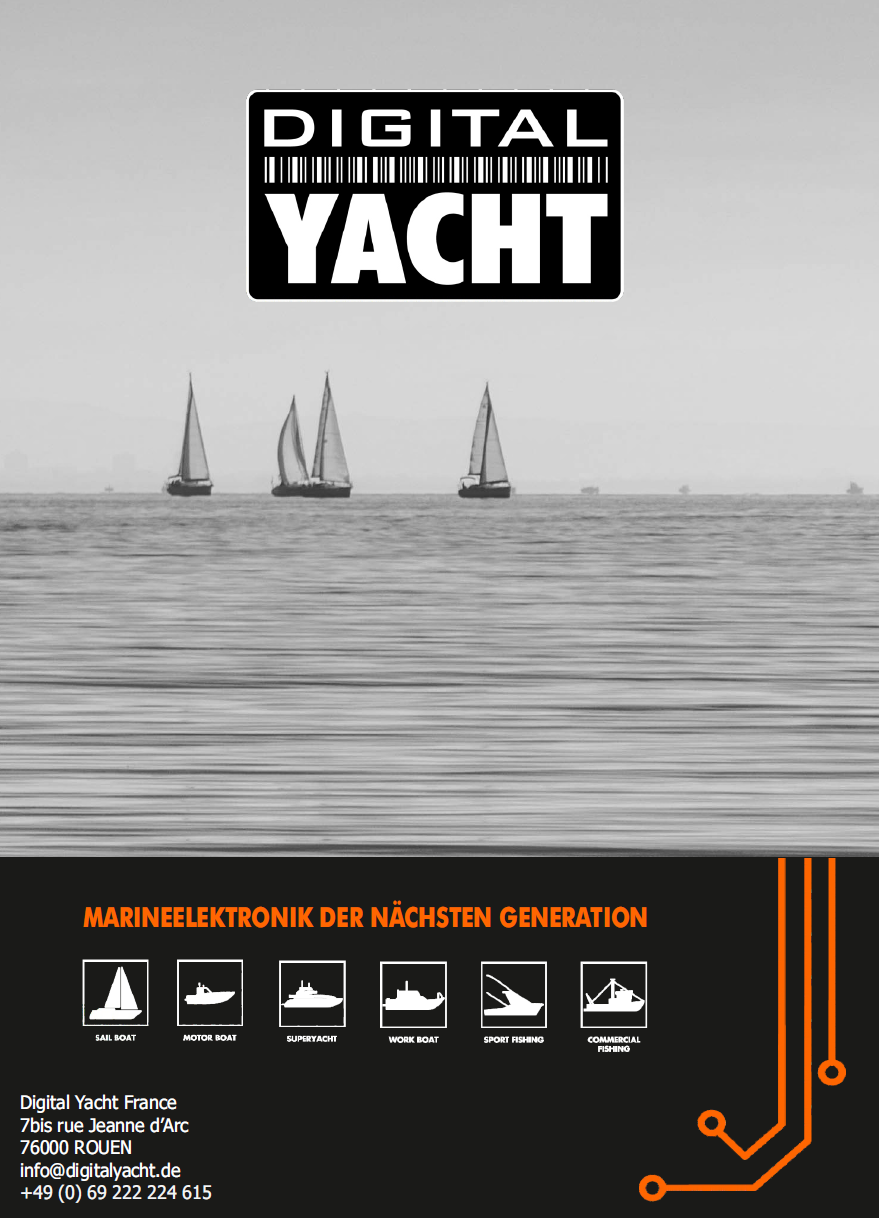 Cover Produktkatalog Digital Yacht 2021