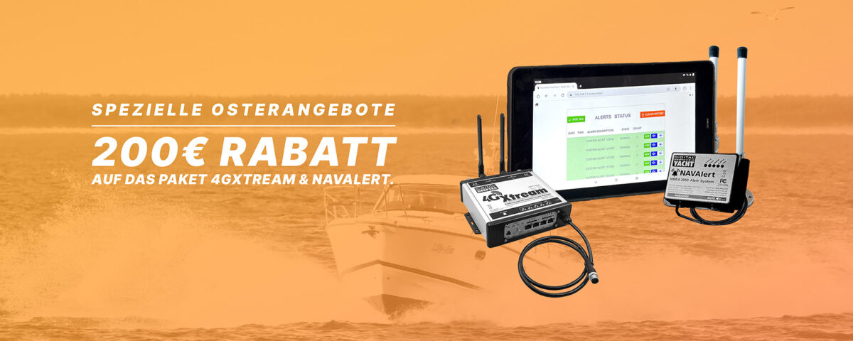 200€ Rabatt auf das Paket 4GXtream + Navalert