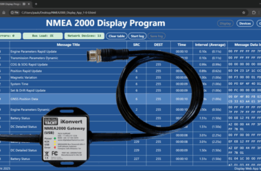 NMEA 2000 display app